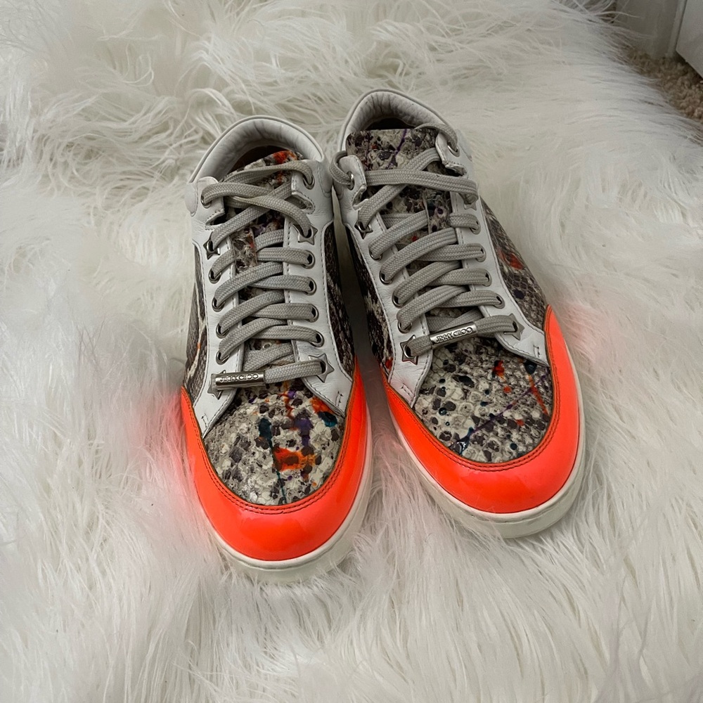 Authentic ' Jimmy choo Sneakers ' Snake skin